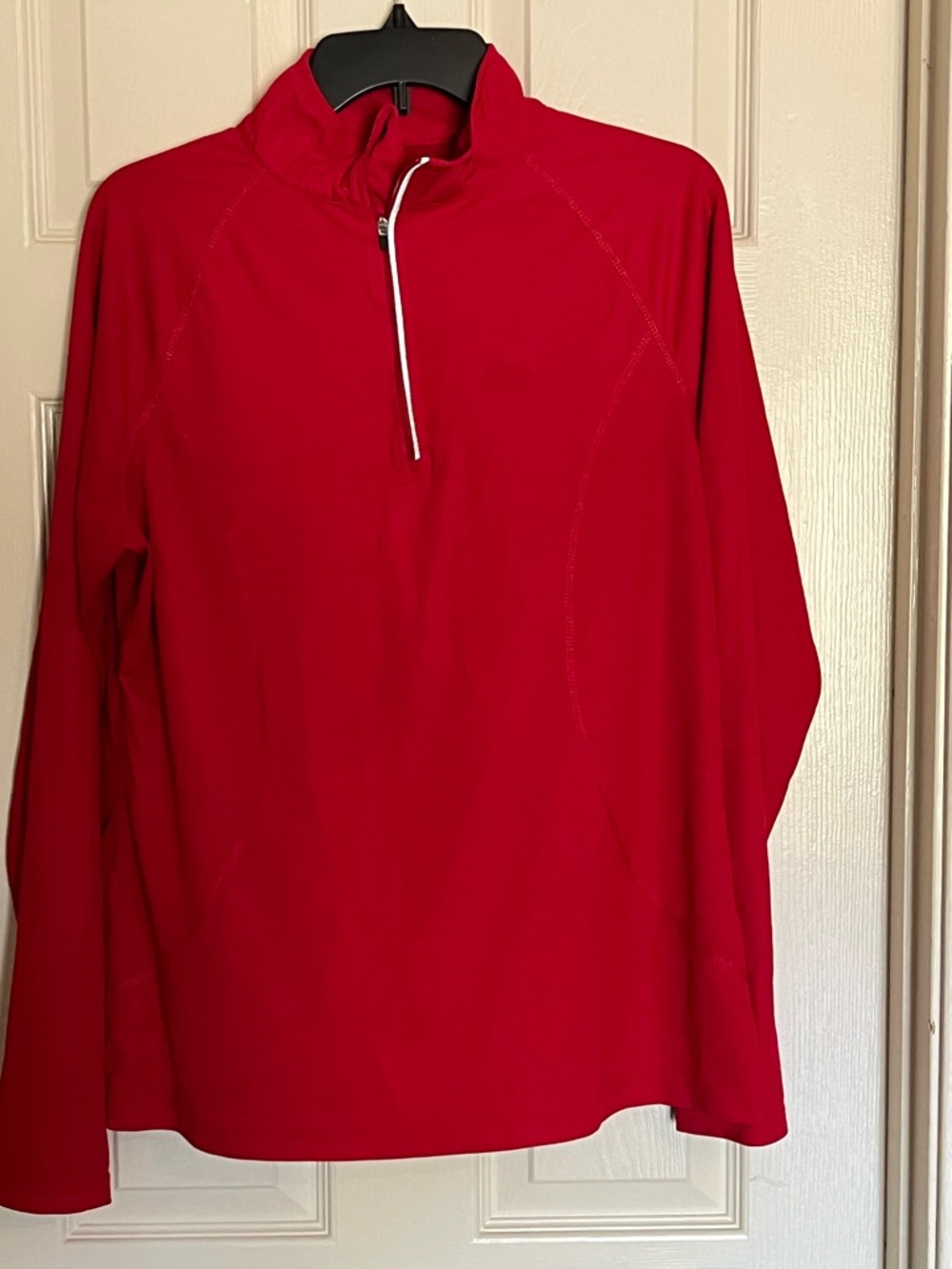 Danskin Red Active Top with Logo women’s Quarter zip